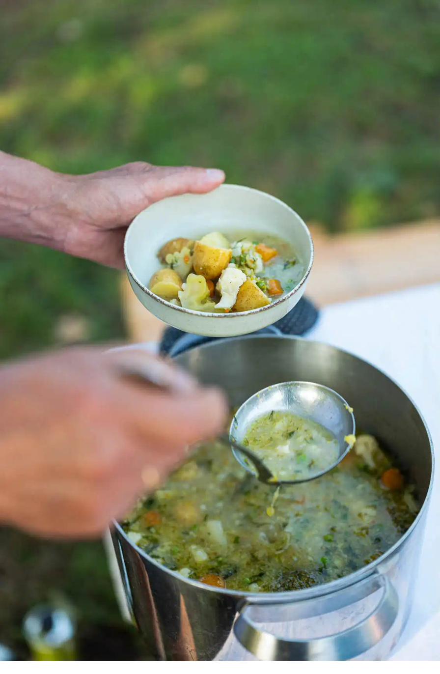 Garden harvest plate